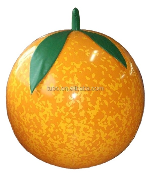 Giant inflatable mango fruit balloon with custom logo