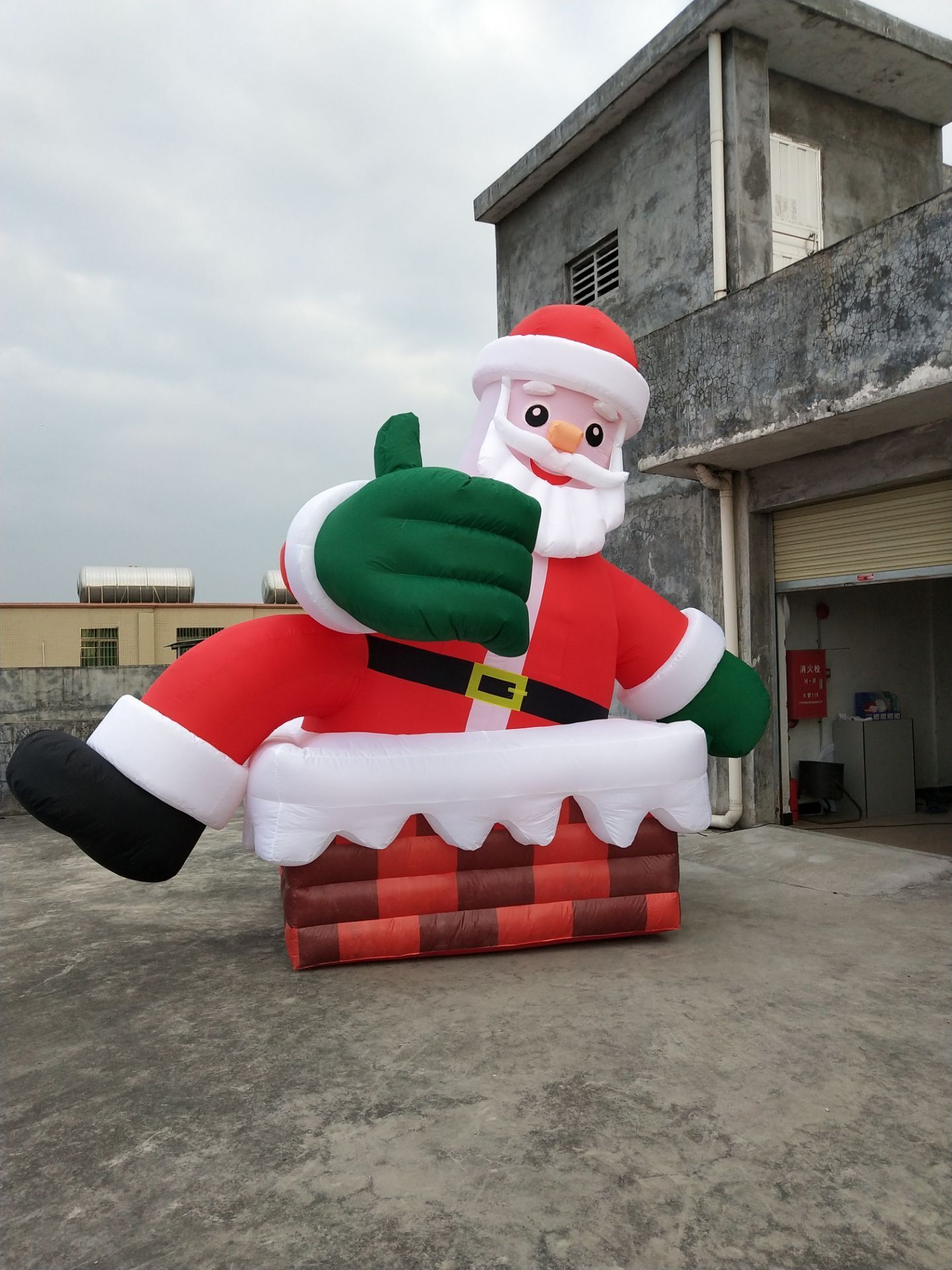 hot sale custom advertising outdoor inflatable santa claus for christmas decorations outdoor