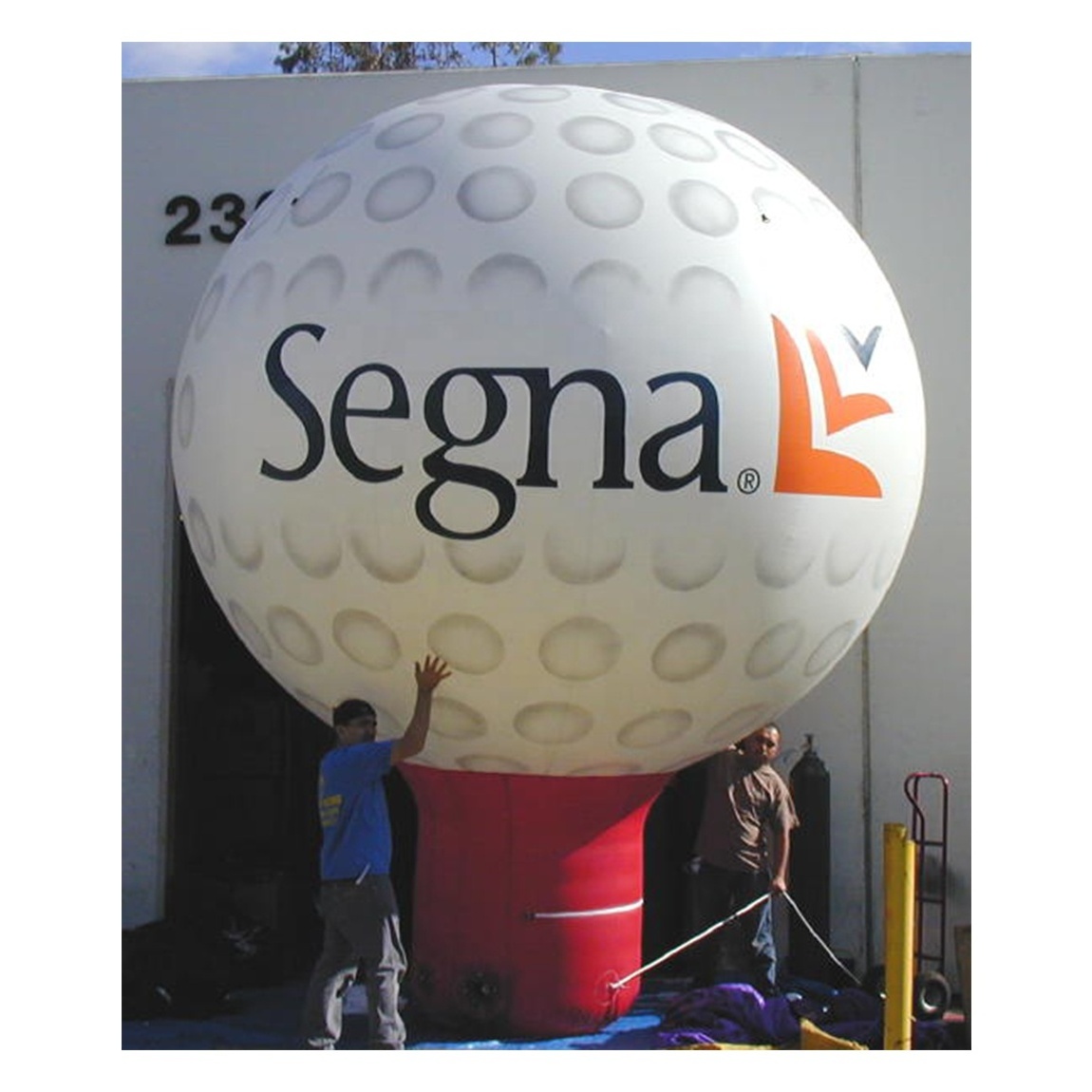 wholesale custom giant inflatable golf ball for advertising/inflatable golf ball hongyi