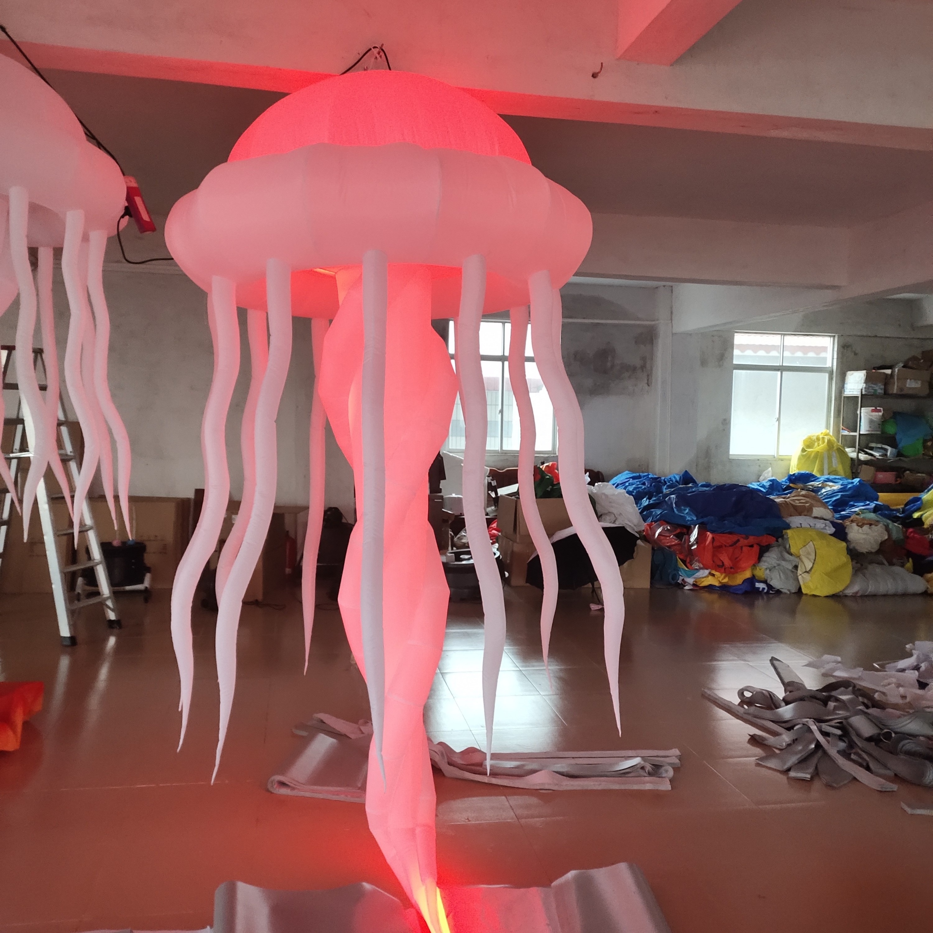 Hot sale 3m led lighting inflatable jellyfish balloon /inflatable led light jellyfish balloon for decoration