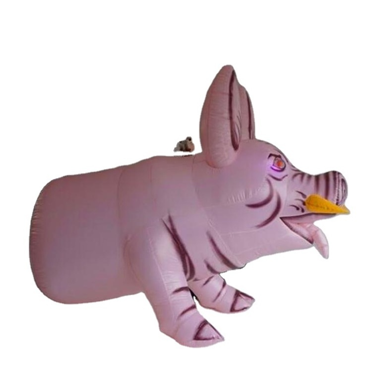 Giant Customized Inflatable Event decoration inflatable pig with Free logo