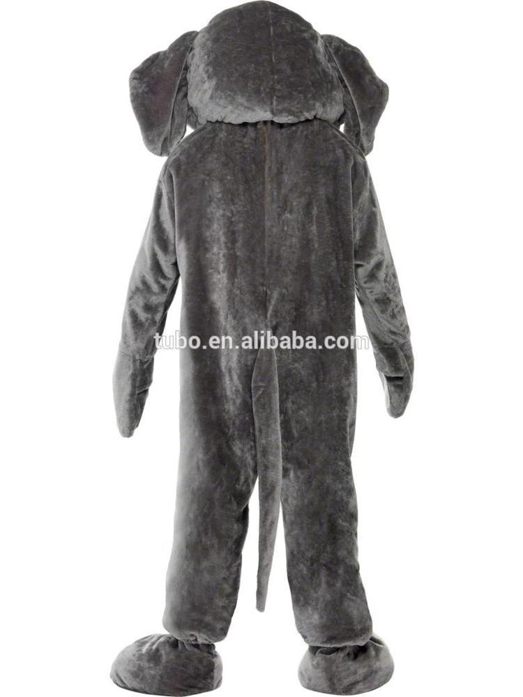 Attractive unisex good plush, cartoon elephant plush costume