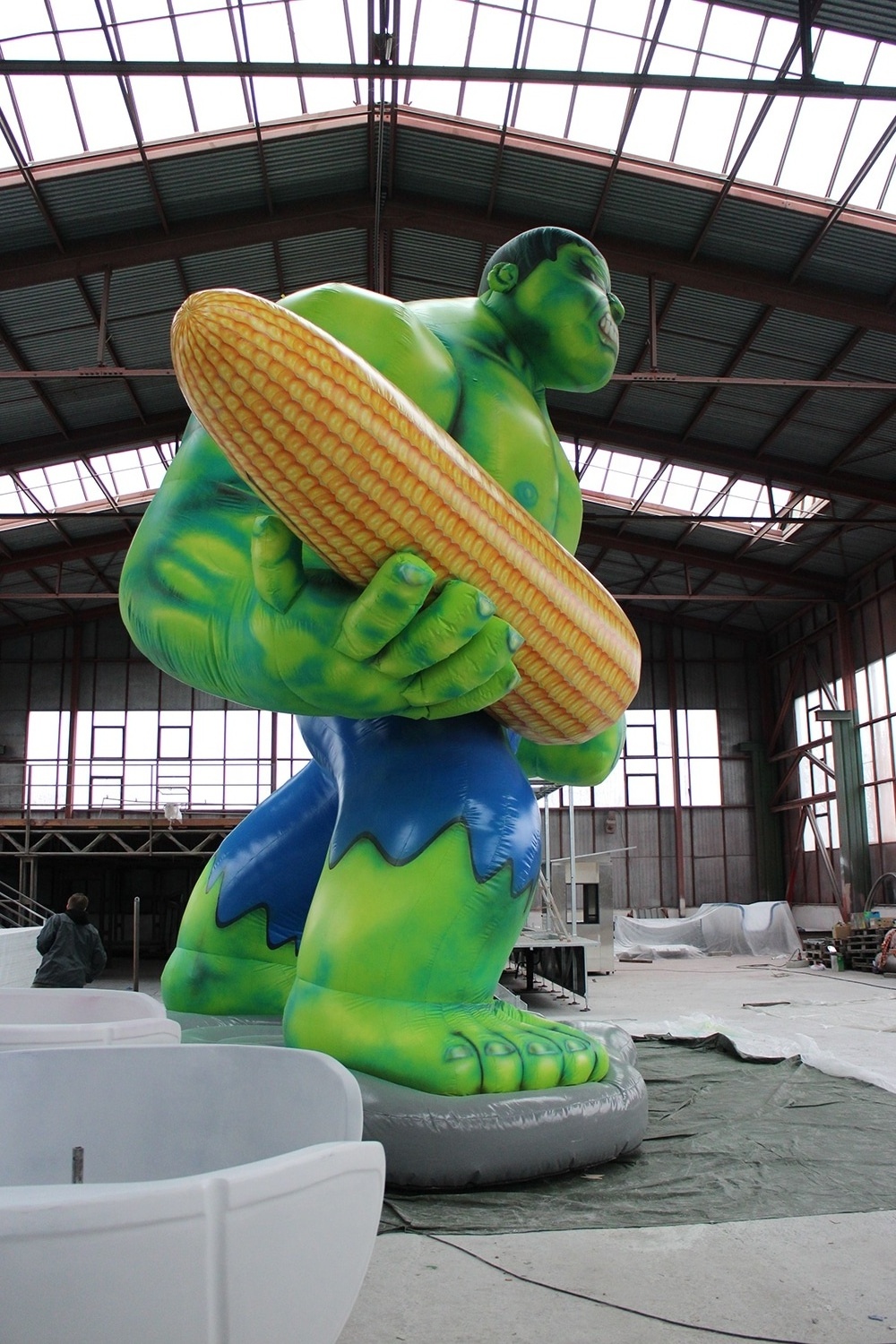 hot sale wholesale custom inflatable hulk green giant man cartoon / green man inflatable cartoon