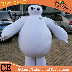 2015 cheap adult move cartoon big hero 6 baymax robot mascot costume for promotion