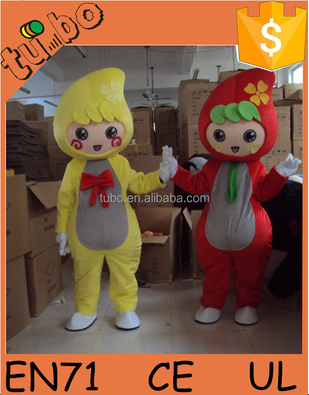 custom plush professional cartoon character mascot / plush mascot costumes for adults for performance/ promotion