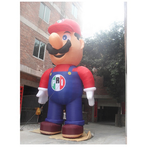 wholesale Custom size 5mH advertising big inflatable super mario