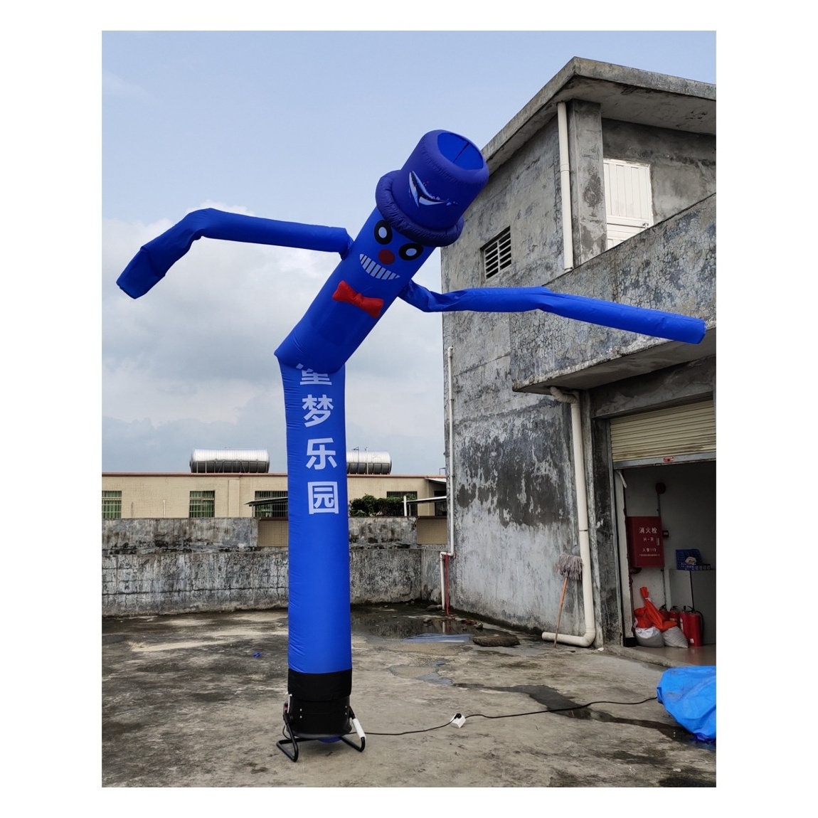 HOT SALE custom design logo air dancer inflatable wave man car wash