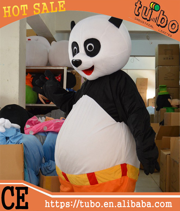 best Sellingcustom Plush Panda cartoon mascot costume for sale