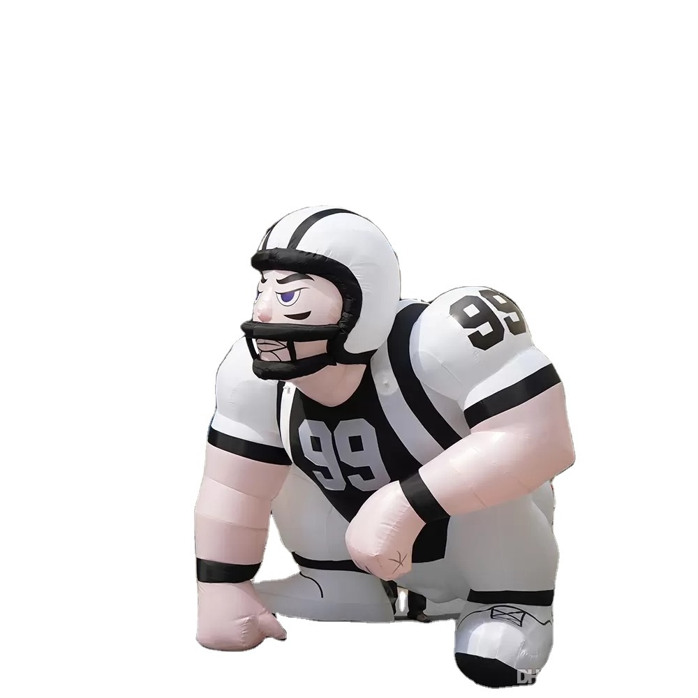 Customized Advertising Inflatables Bubba Inflatable Football Player Inflatables Rugby Player for Outdoor Sports decoration