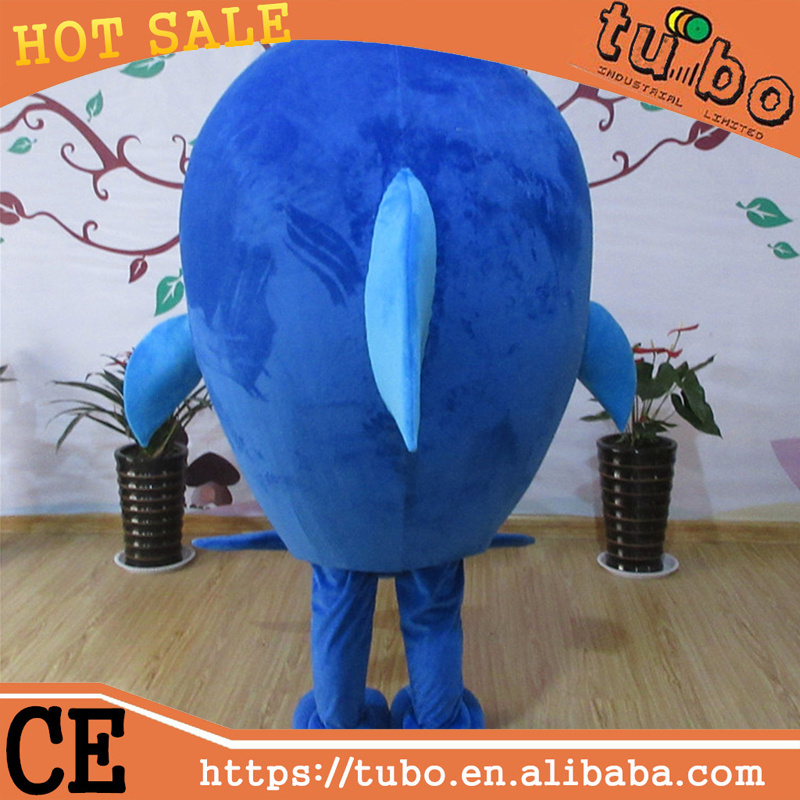 Hot Sale custom plush dolphin adult costume /adult mascot dolphin costume for advertising