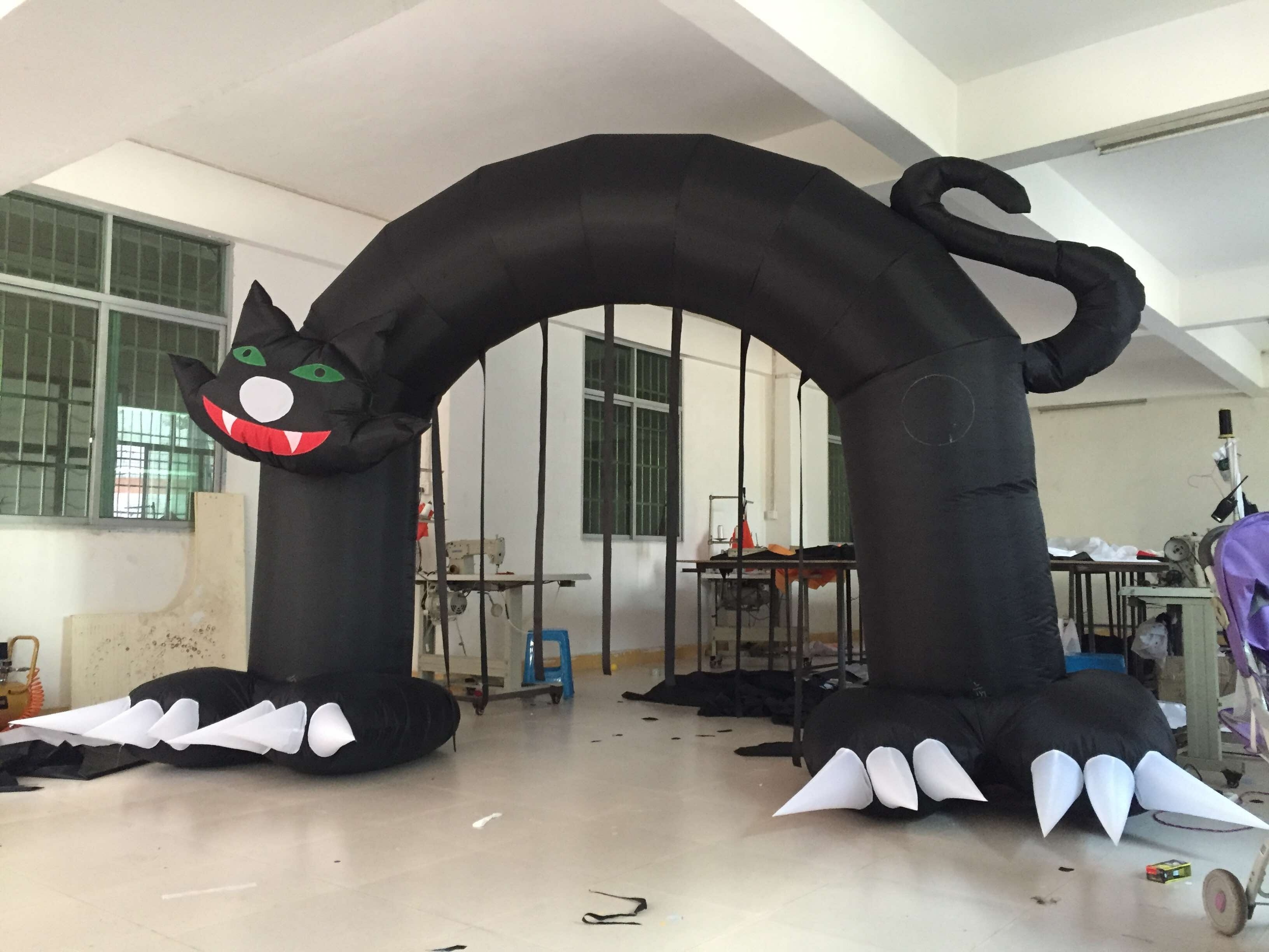 wholesale price advertising giant custom design halloween inflatable.arch/halloween giant outdoor pumpkin inflatable arch