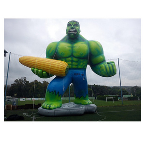 hot sale wholesale custom inflatable hulk green giant man cartoon / green man inflatable cartoon