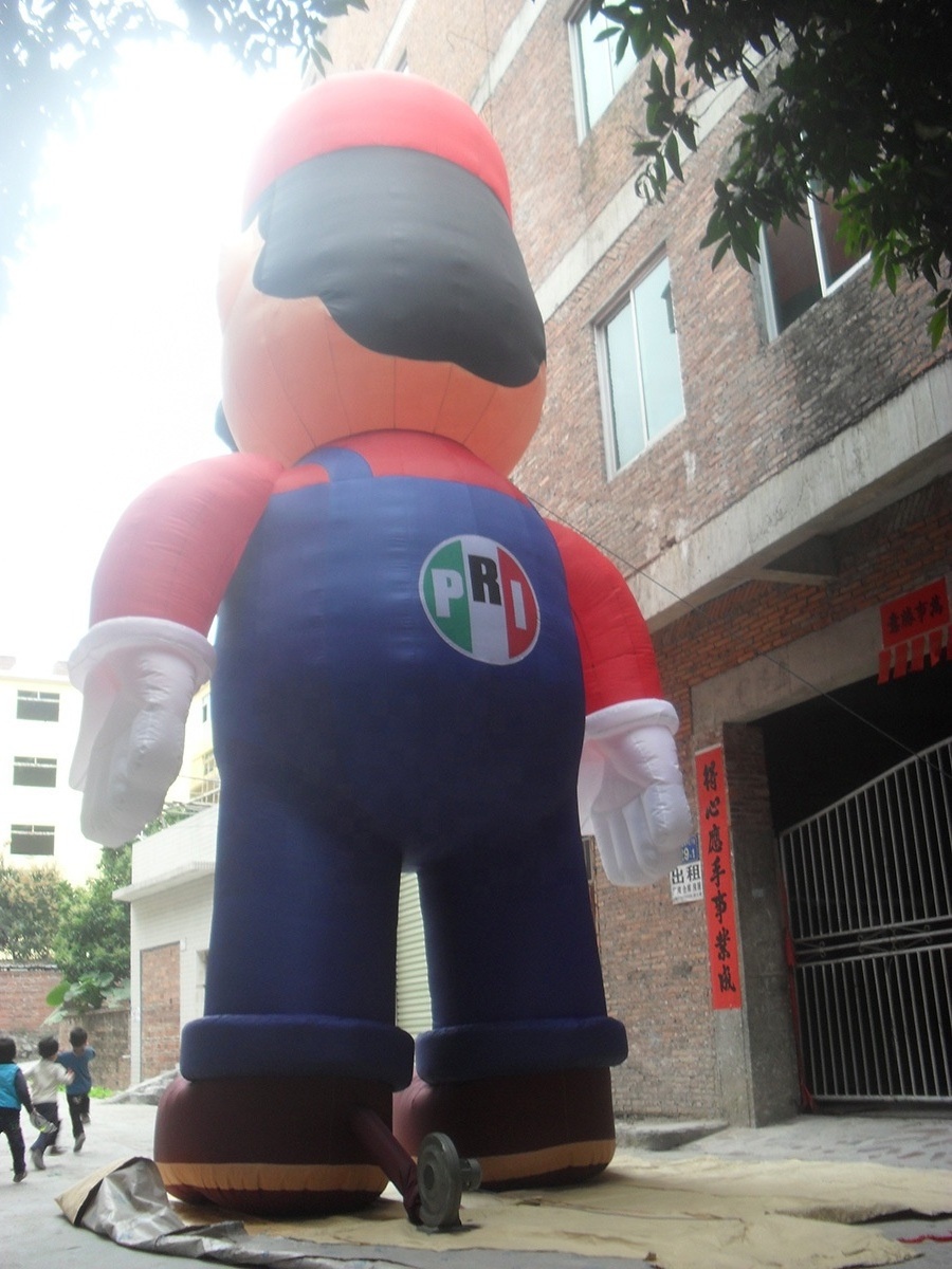 wholesale Custom size 5mH advertising big inflatable super mario