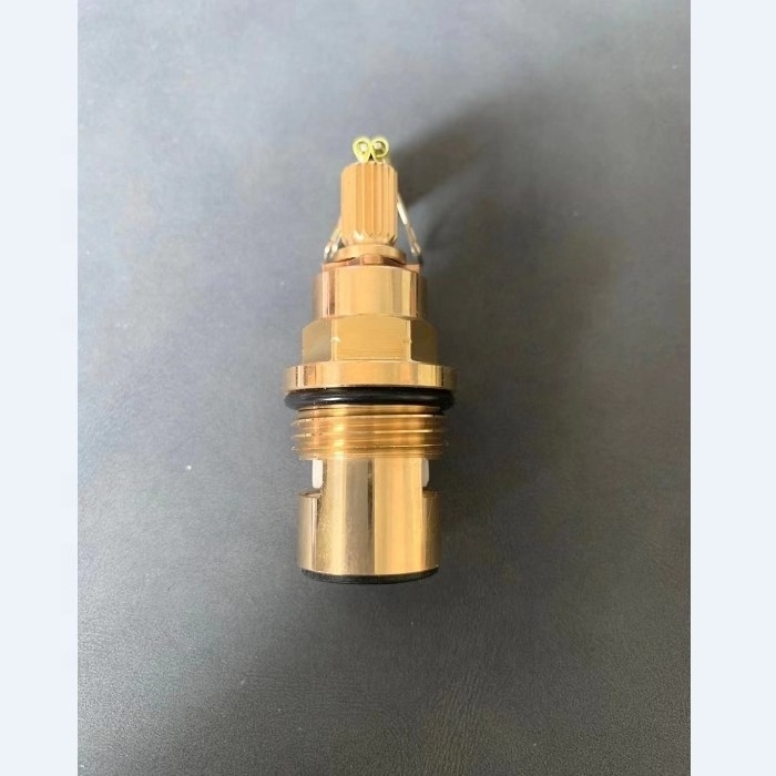 40g brass ceramic faucet ceramic disc brass cartridge for brass valve plumbing pex valve tap spindle OEM factory TUBOMART