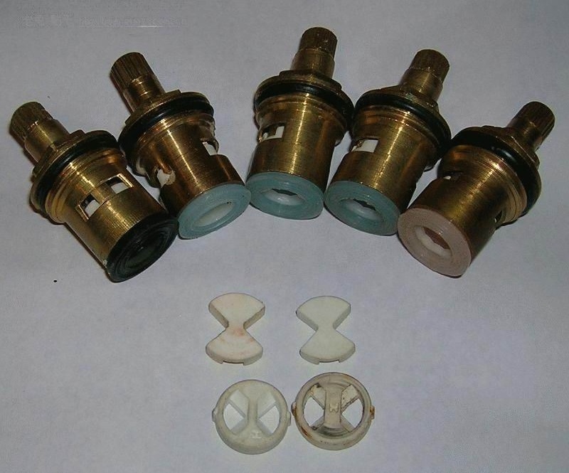 40g brass ceramic faucet ceramic disc brass cartridge for brass valve plumbing pex valve tap spindle OEM factory TUBOMART