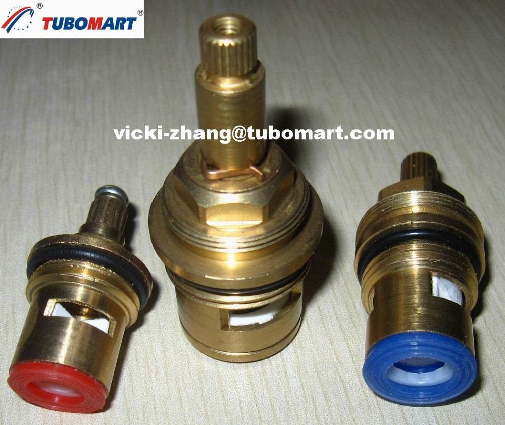 ceramic cartridge brass fittings brass faucet valve core for faucet parts