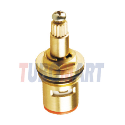 Tubomart Brass Faucet Cartridge Double Handel Kitchen Basin Water Tap Valve