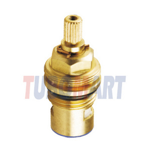 Tubomart Brass Faucet Cartridge Double Handel Kitchen Basin Water Tap Valve