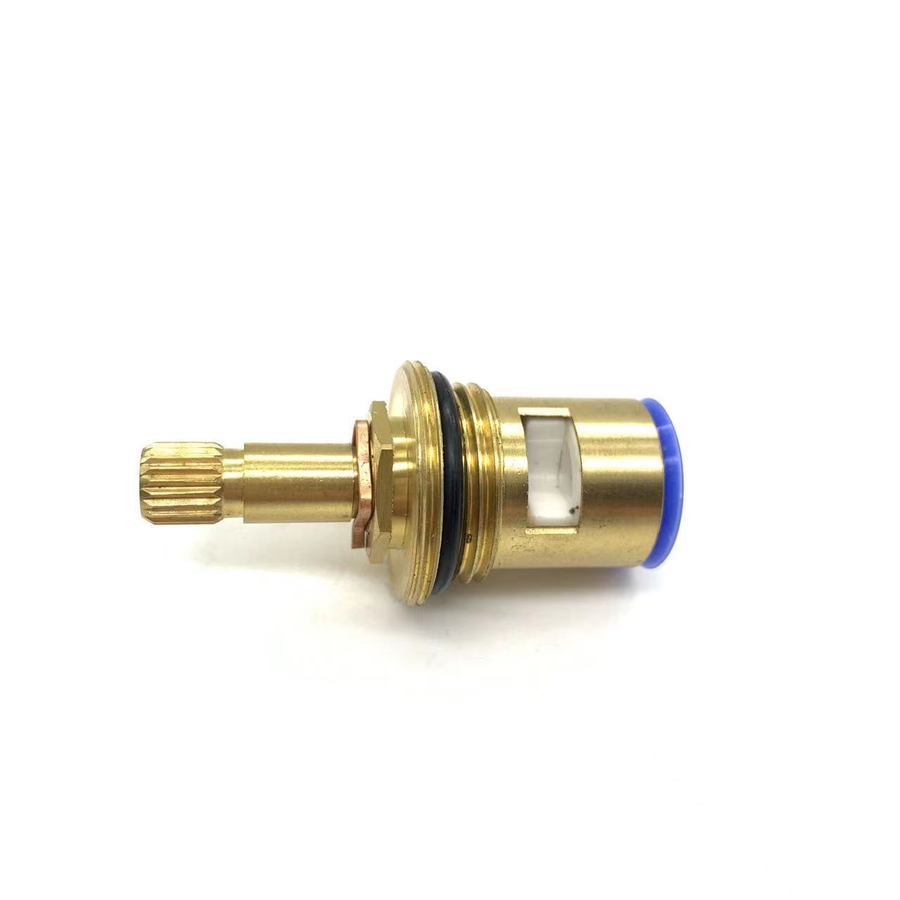 Fast open faucet brass spindle taps ceramic mixer cartridge brass parts