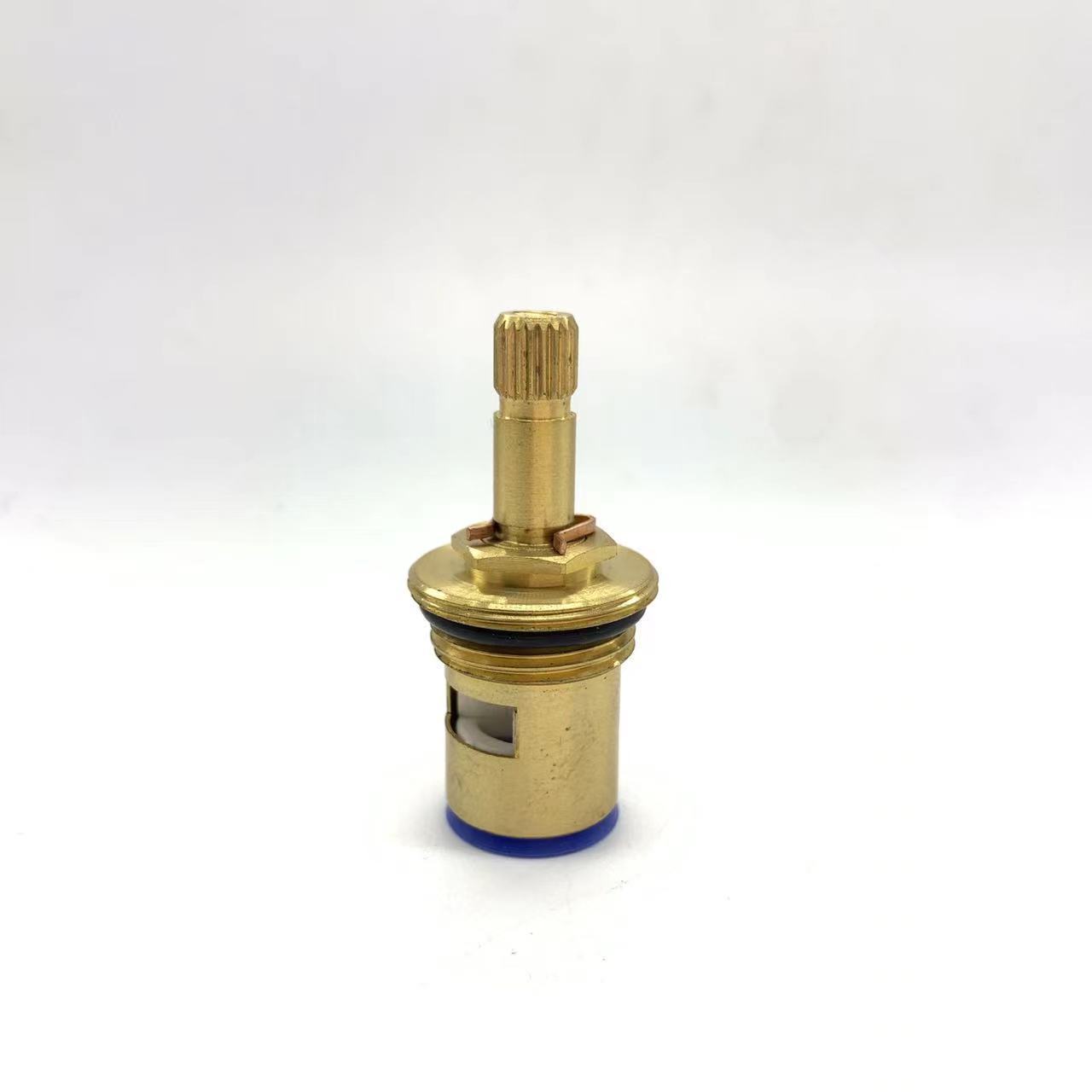 Fast open faucet brass spindle taps ceramic mixer cartridge brass parts