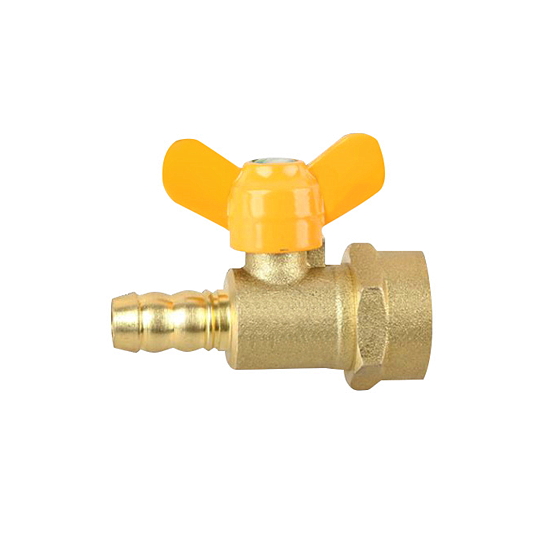 Durable 1/2 - 1 inch Butterfly Handle Gas Brass Ball Valve