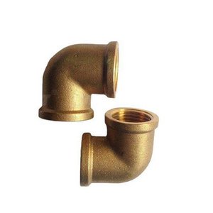 Brass pipe fitting Female 90 degree elbow adapter coupling with customized service