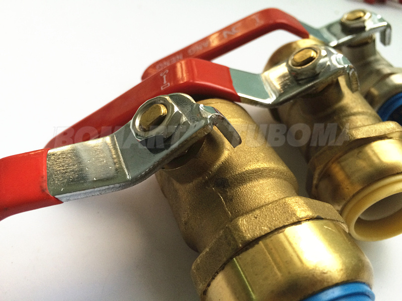 Lead Free Metal fitting valve brass Push in Fitting for copper pipe pvc pipe pex pipe