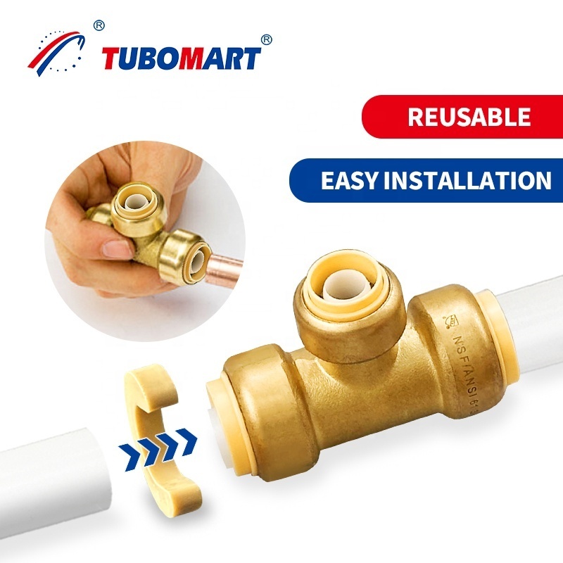 OEM Brass Plumbing  Push Fittings 1/2