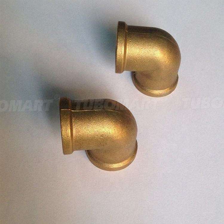 Brass pipe fitting Female 90 degree elbow adapter coupling with customized service