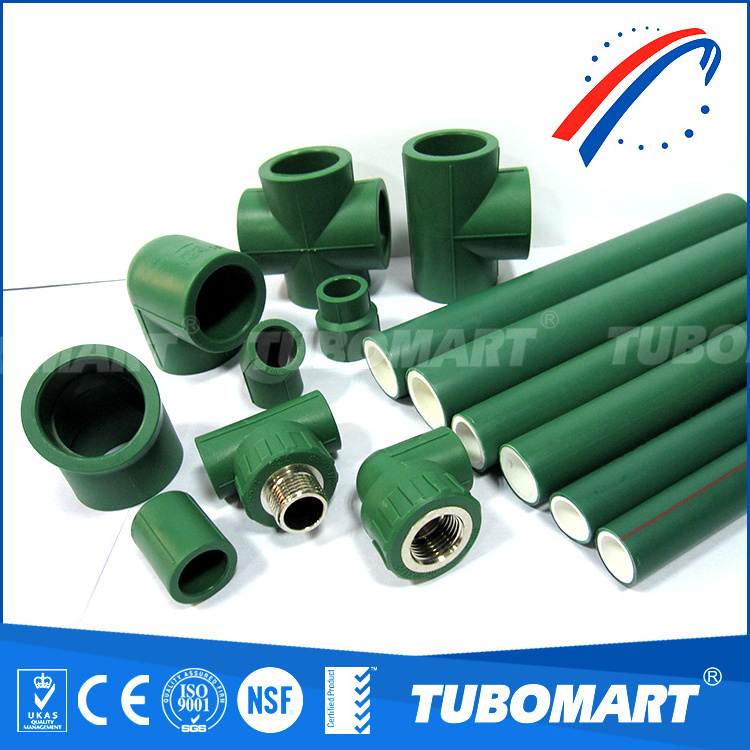 Tubomart PPR Factory High Temperature Resistance white gray green Polypropylene pipes ppr pipes manufacturer