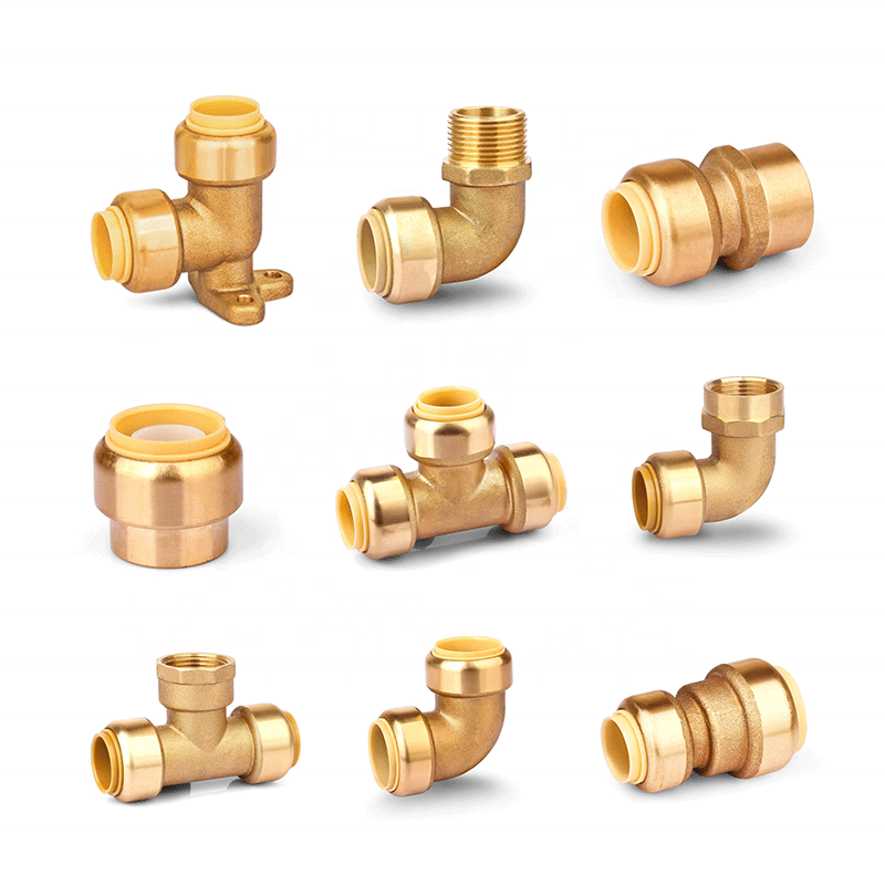 Brass Plumbing Push Fittings 1/2