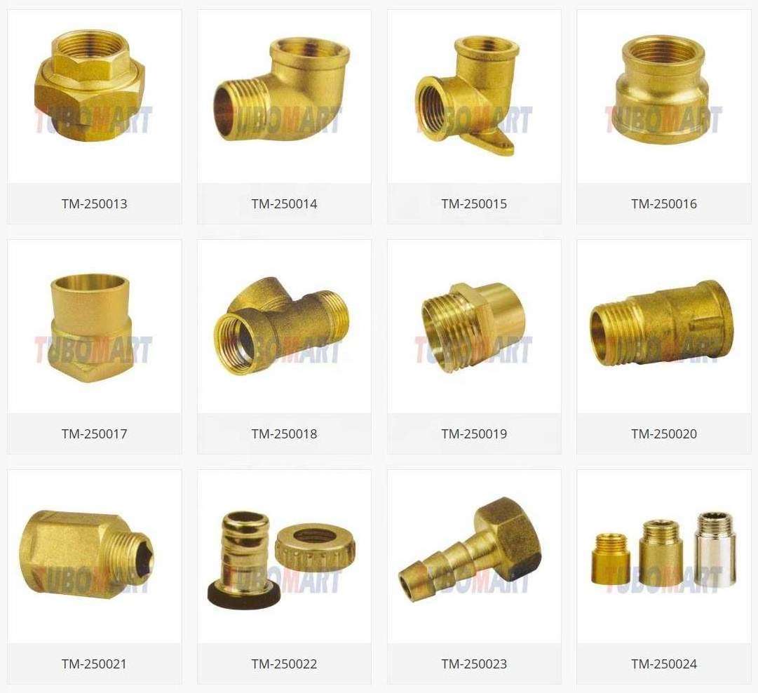 Brass pipe fitting Female 90 degree elbow adapter coupling with customized service