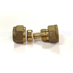 High Quality Socket female thread Compression Fitting Brass PEX Tube Fitting