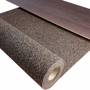 Limited Time Offer 5mm Acoustic Sound Proof Rubber Cork Floor Underlayment Mat for Ceramic Tiles WPC Decking