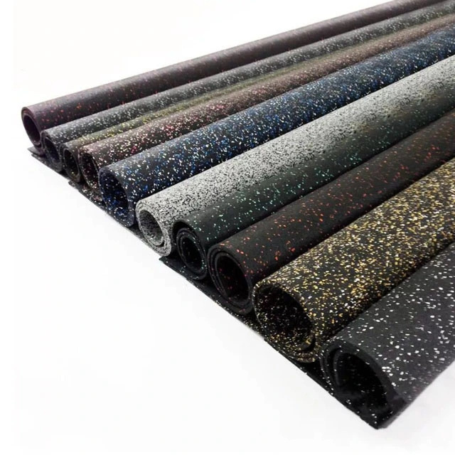 Factory Produced Rubber Flooring Mat Sports Rubber Sheet Mats for Residences Schools Hotels