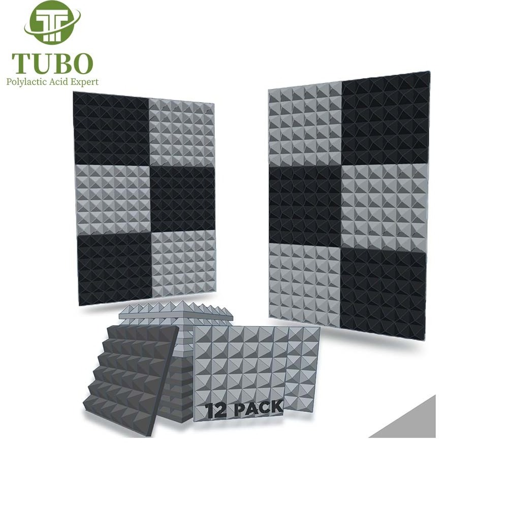 Factory Wholesale OEM Sound-Absorbing Foam Board Flame Retardant with Glue Sound Insulation Foam for Studio