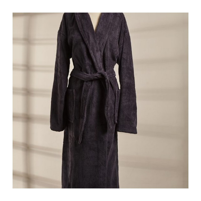 Customizable Unisex Bathrobe Multisize Different Colors 100% Cotton Microfiber Polyester Embroidered Logo Terry Bathrobe