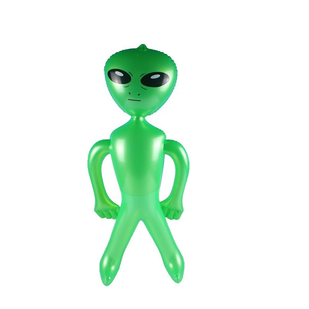 Customized acceptable Decorative Inflatable PVC Aliens Toys Kids Inflatable Toys for fun