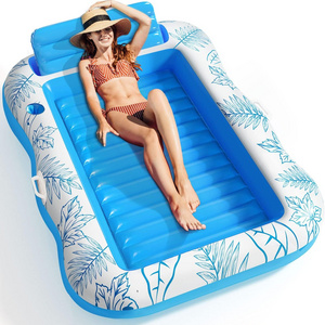 Summer Beach Party water tanning inflatable pool float lounge Sun Tan Tub for adults