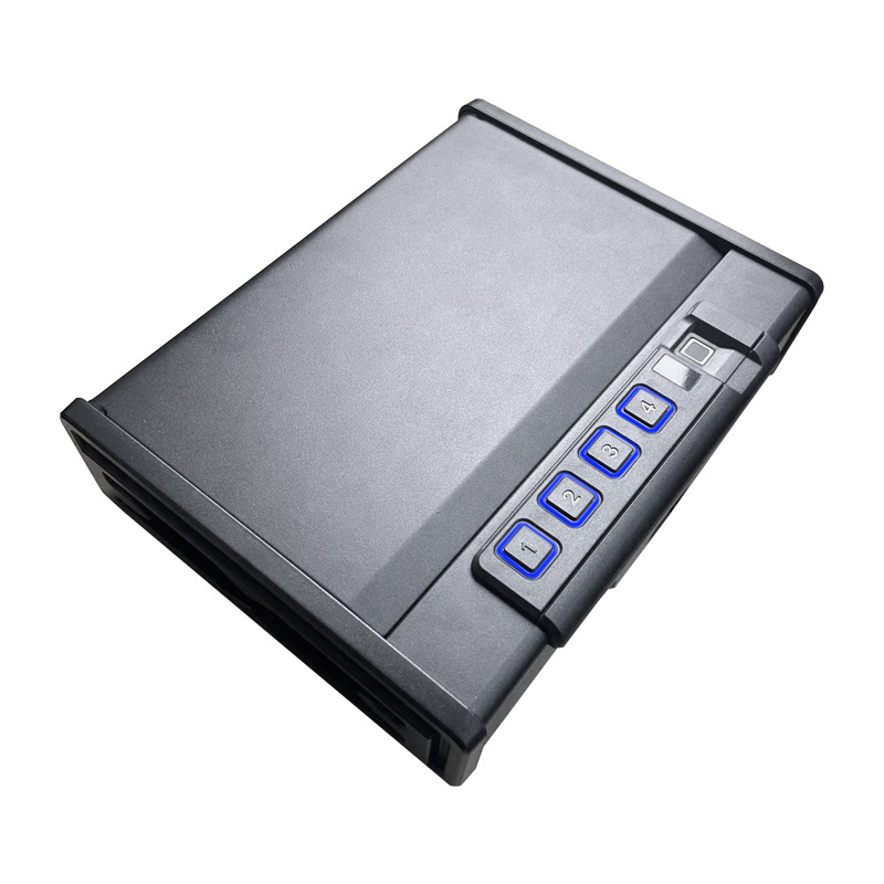 Black Digital Steel Plate Small Safe, Spray lacquer Safety Box