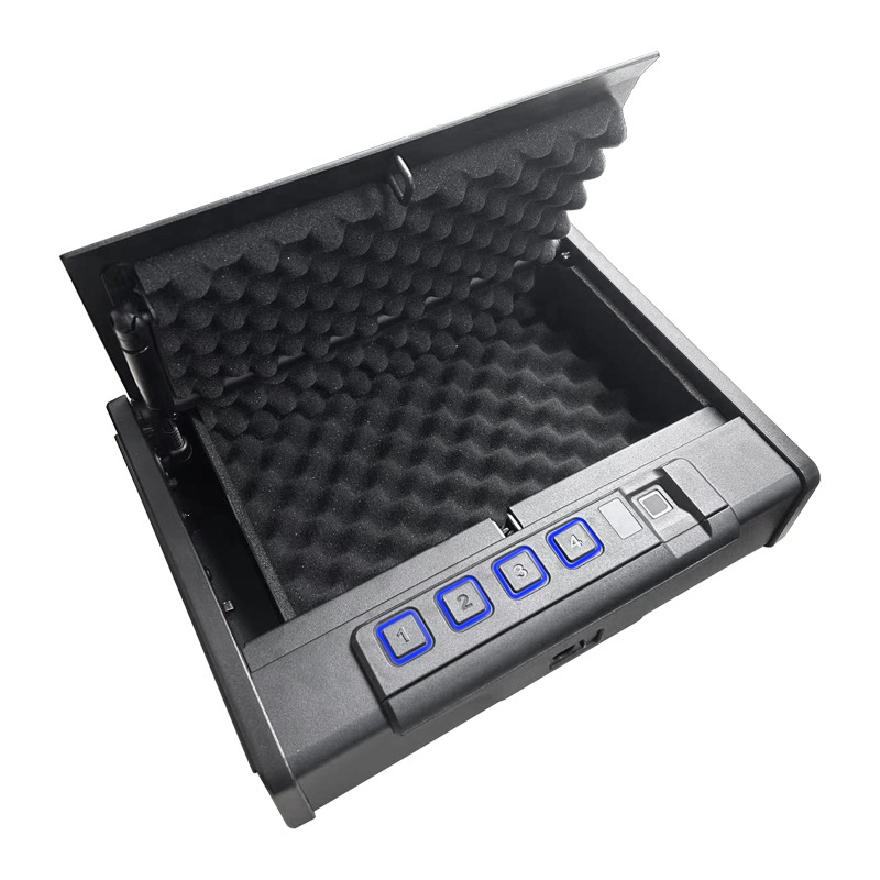 Black Digital Steel Plate Small Safe, Spray lacquer Safety Box