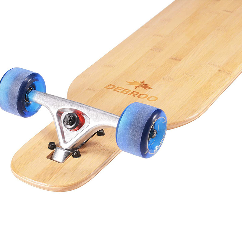 Complete Cruiser Longboard Skateboard Wear Deck  Bamboo Canadian Maple for Freestyle