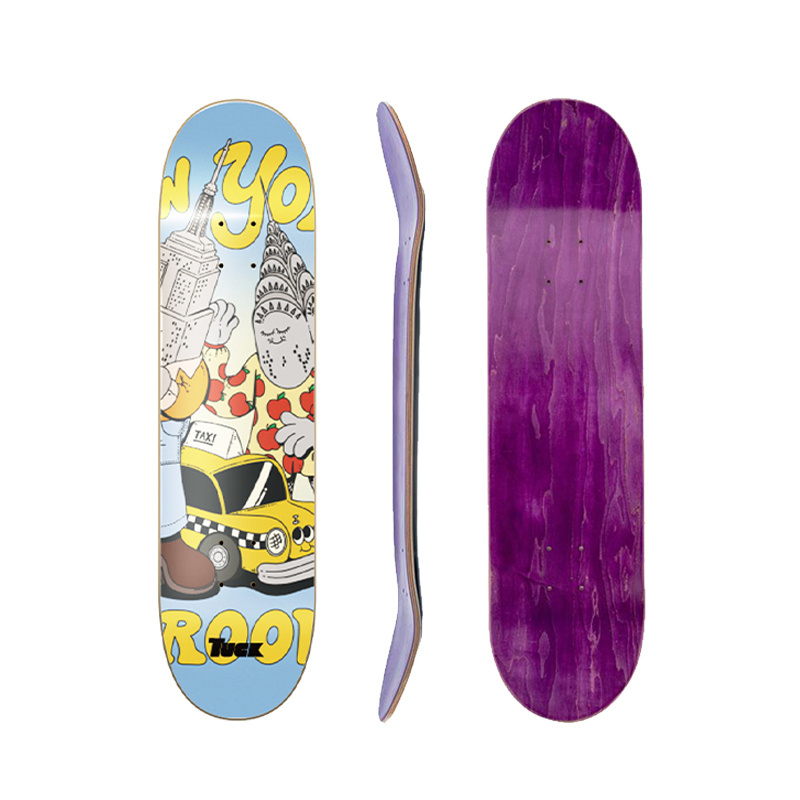 Standard Skateboard for Teens Adults 31 x 8 Inch Double Skateboard wooden Skate Board Deck