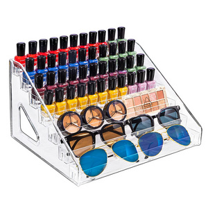 3/4/5/6/7 Layer Nail Polish Paint Organizer Clear Acrylic Storage Display Shelf for Sunglass Essential Oil Lipstick Holder Rack