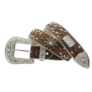 Customized Rhinestone Belt For Men Bling Bling Full Diamond Studded Leather Waist Bb Simon Belt Strap Crystal For Jean