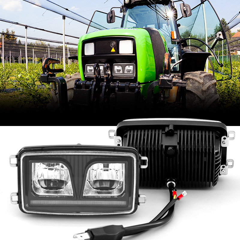 ECE R149 3X5 Inch Rectangle LED Headlight for Truck Offroad Waterproof Low High Beam Tractor Headlight