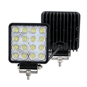 48W Led Square Headlights Tuff Plus Hot Sale 4.3 Inch Square Led Work Light For Truck Tracto Atv Utv Boat Led Working Lights