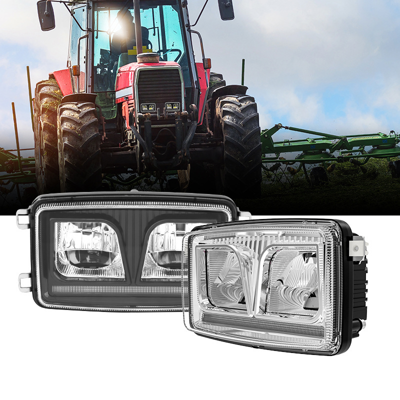 ECE R149 3X5 Inch Rectangle LED Headlight for Truck Offroad Waterproof Low High Beam Tractor Headlight