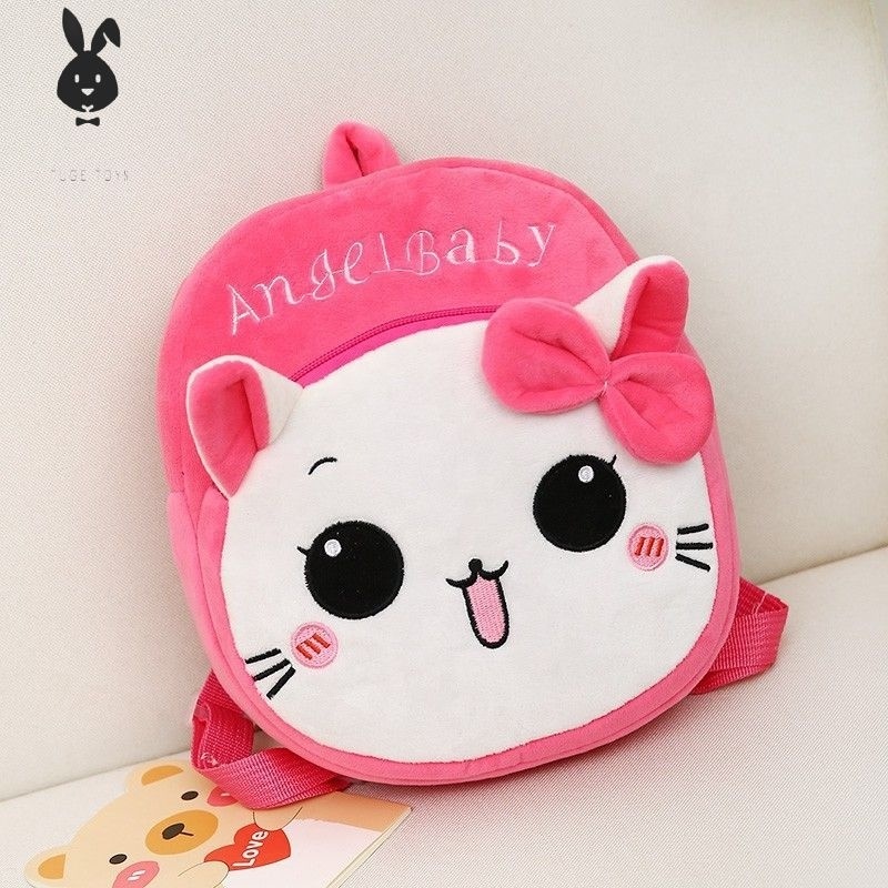 Hot sale new bunny schoolbag plush children's shoulder bag cute cartoon plush backpack