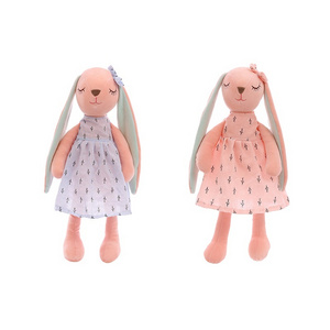 The New Rabbit Creative Long Ear Cute Soft Comfort Plush Toy Rabbit Bunny Doll for Children Creative Easter Girl